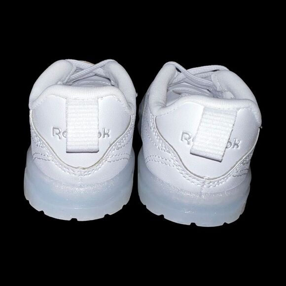 New Reebok Club C Cardi B Triple White GX5098 Unisex Sz 5 Infant NIB - Picture 3 of 6